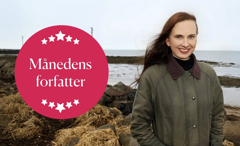 banner med bilde av Yrsa Sigurðardóttir