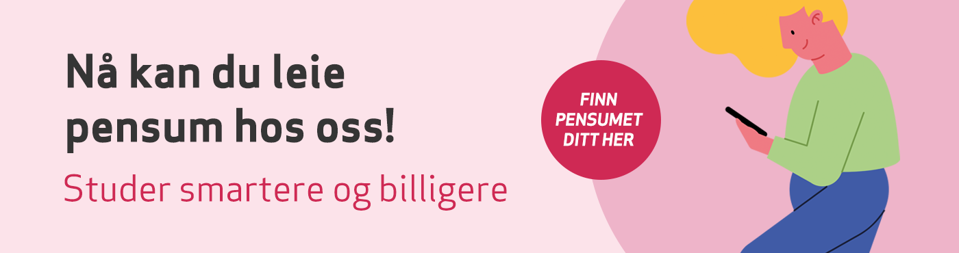 Studer smartere: Nå kan du leie pensum hos oss