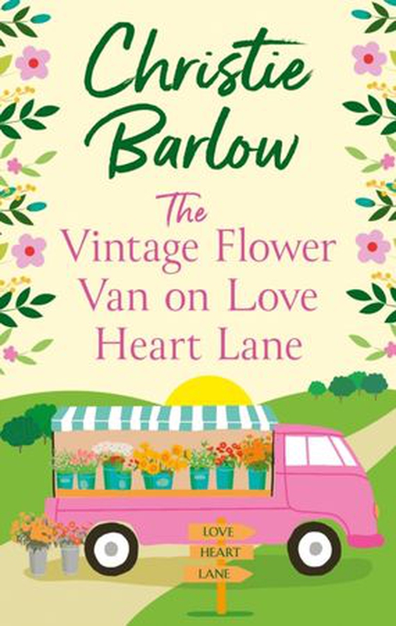 The vintage flower van on Love Heart Lane