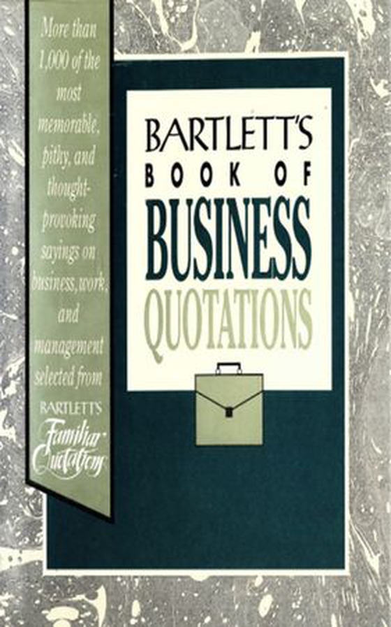 Bartlett's Book of Business Quotations (ebok) av ONLINE SERVICE