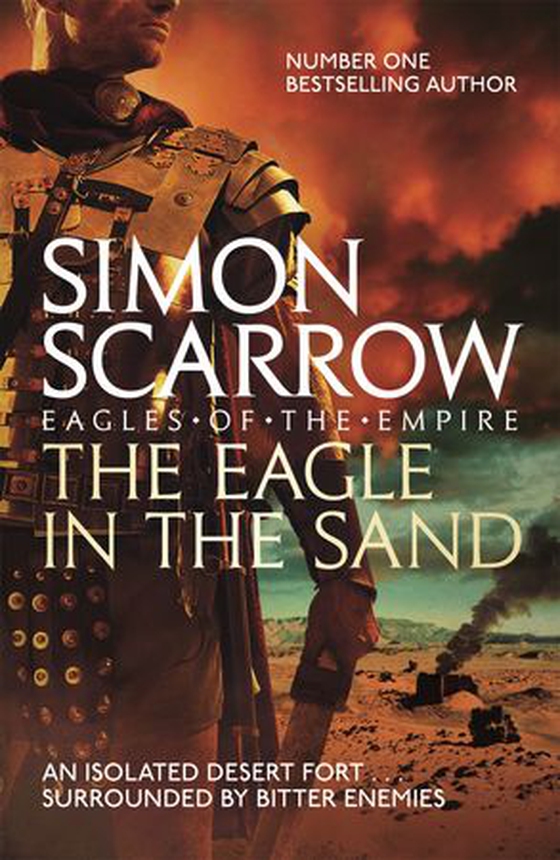 The eagle in the sand