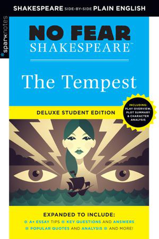 The Tempest - No Fear Shakespeare Deluxe Student Editions - Shakespeare Side-by-Side Plain English (ebok) av William Shakespeare