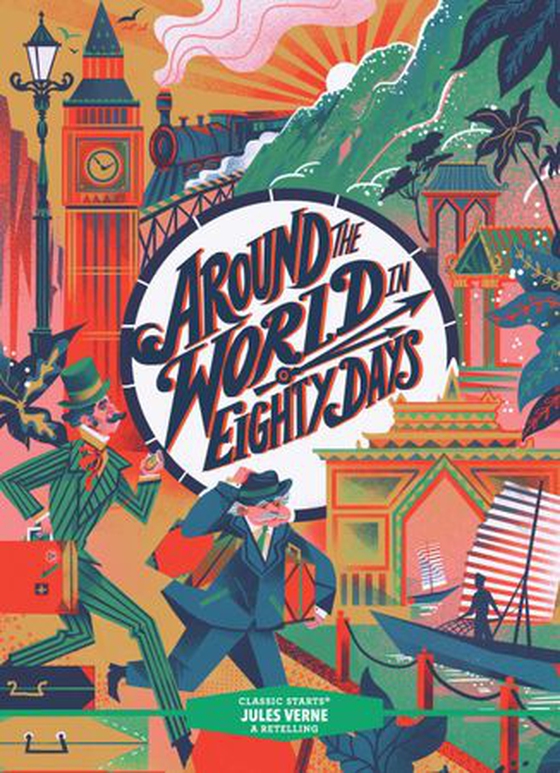 Classic Starts®: Around the World in Eighty Days (ebok) av Jules Verne