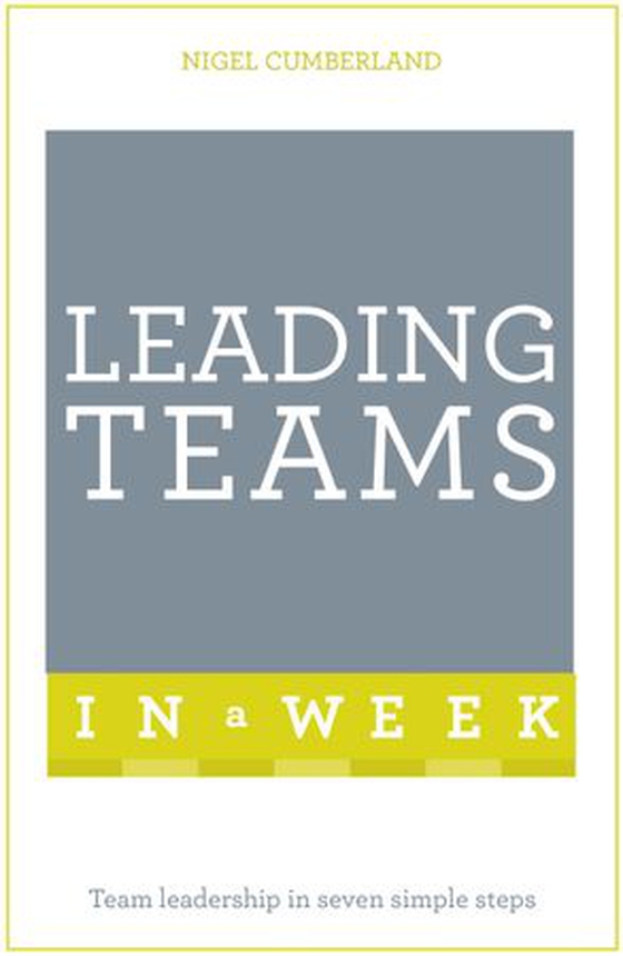 Leading Teams In A Week