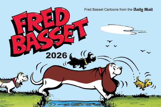 Fred Basset Yearbook 2026 - Witty Cartoon Strips from the Daily Mail (ebok) av Alex Graham