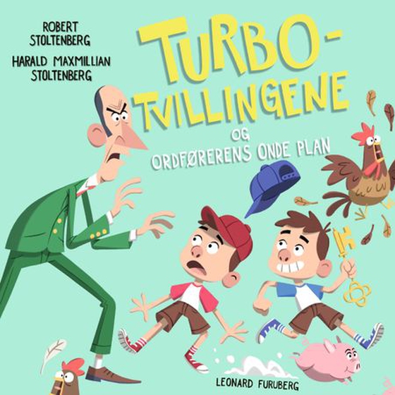 Turbotvillingene og ordførerens onde plan (lydbok) av Robert Stoltenberg
