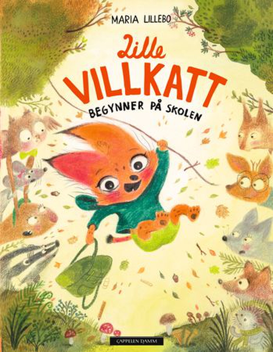 Lille Villkatt begynner på skolen (ebok) av Maria Lillebo