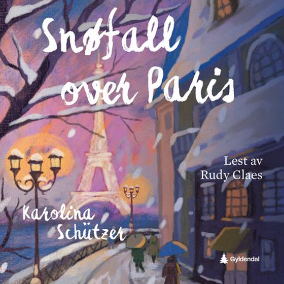 Snøfall over Paris