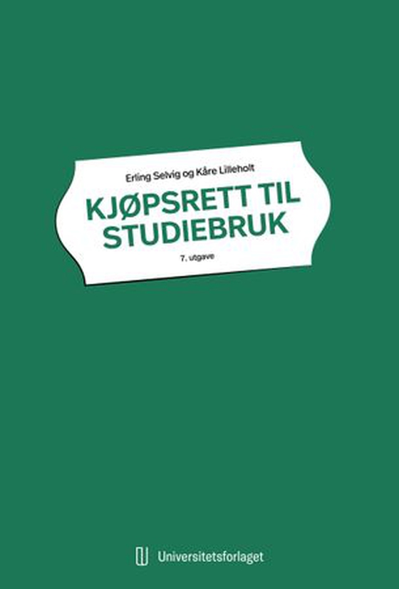 Kjøpsrett til studiebruk (ebok) av Erling Selvig