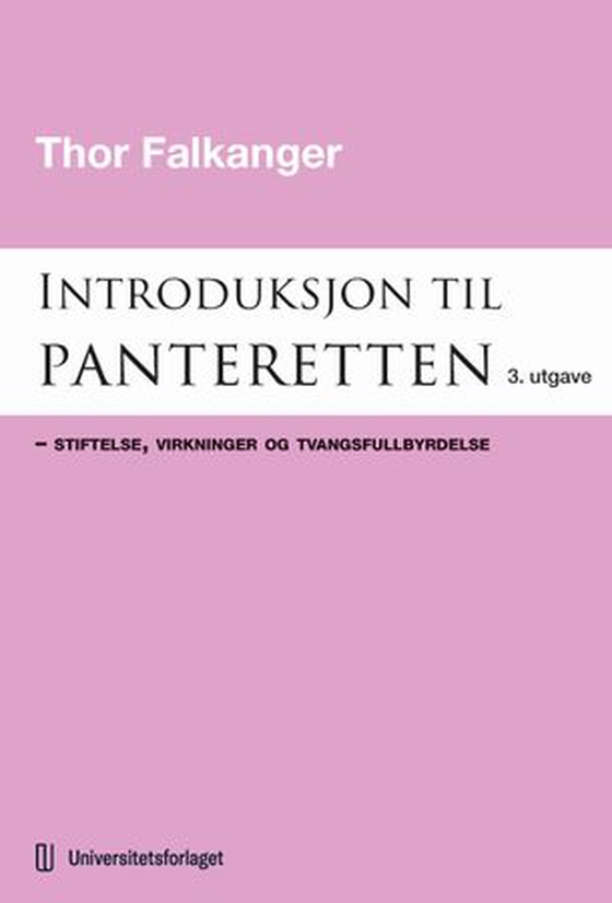 Introduksjon til panteretten