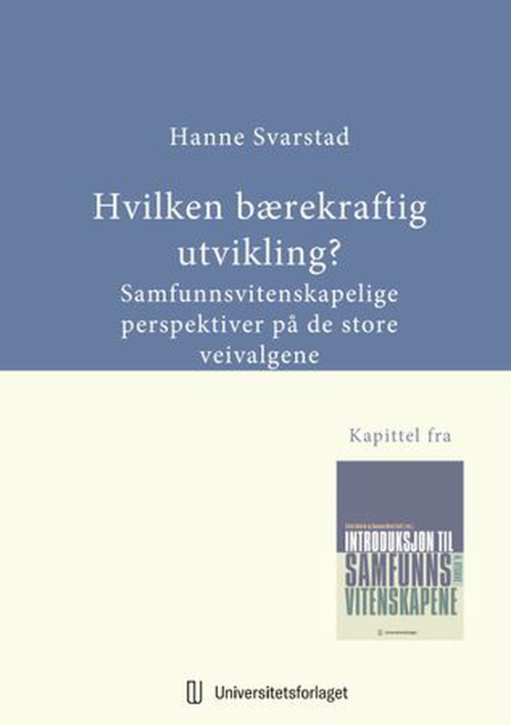 Hvilken bærekraftig utvikling?