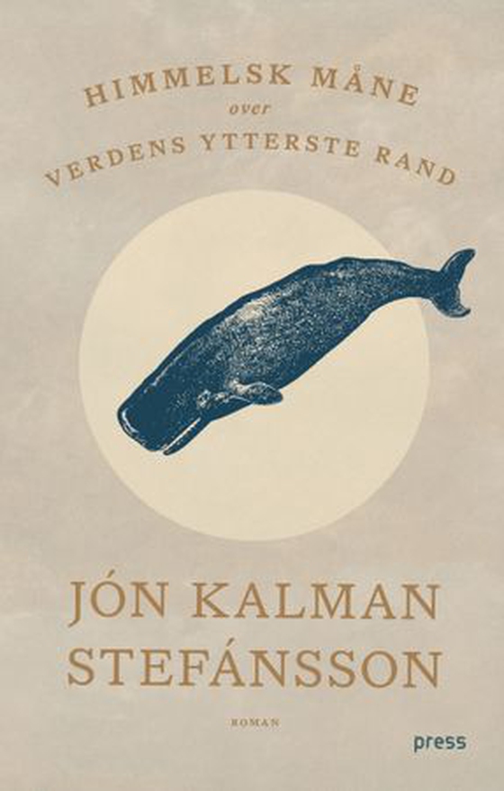 Himmelsk måne over verdens ytterste rand