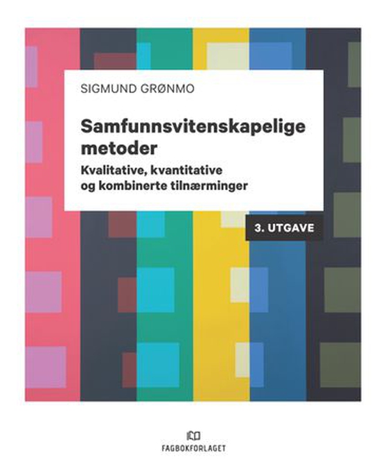 Samfunnsvitenskapelige metoder, 3. utgave