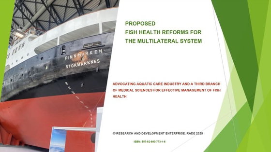 Proposed fish health reforms for the multilateral system - advocating aquatic care industry and a third branch of medical sciences for effective management of fish health (ebok) av Franklin Rade