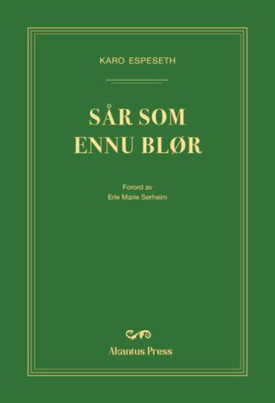 Sår som ennu blør