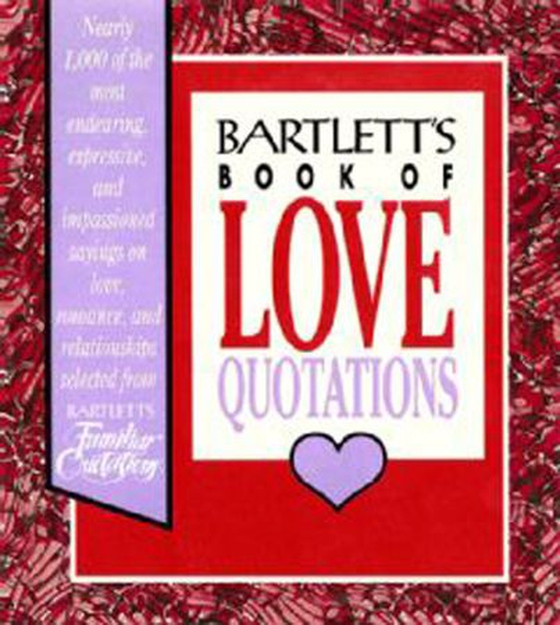 Bartlett's Book of Love Quotations (ebok) av Ukjent