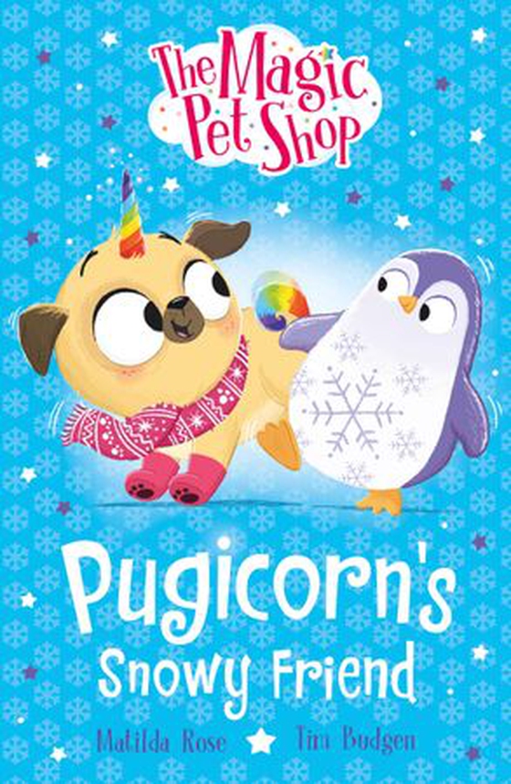 Pugicorn's Snowy Friend