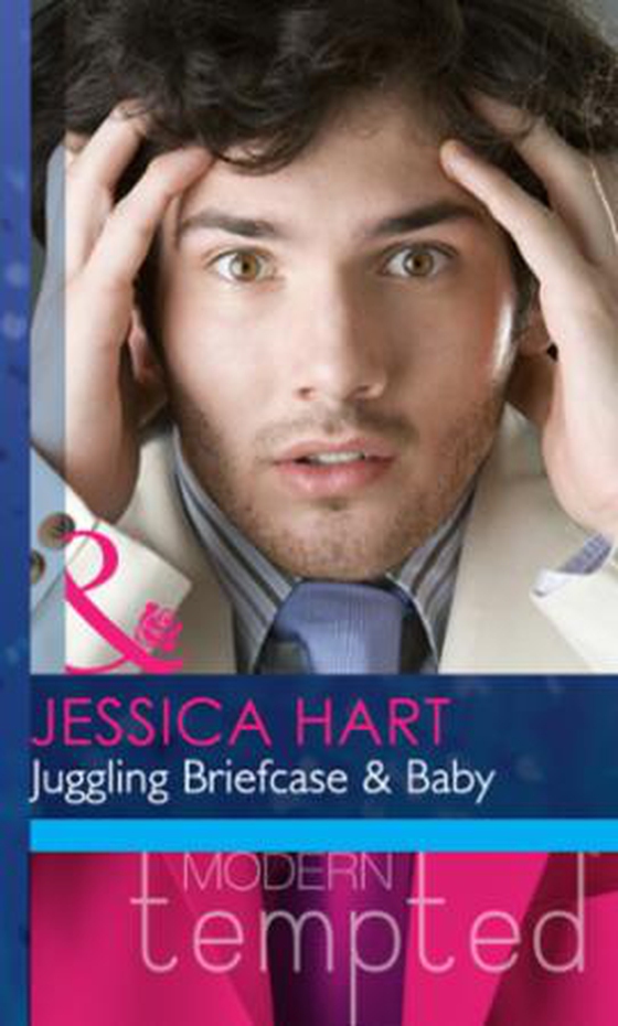 Juggling briefcase & baby