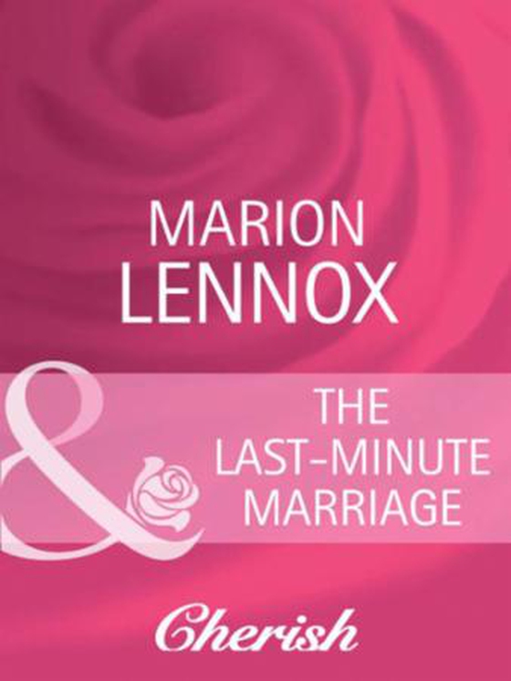 The last-minute marriage