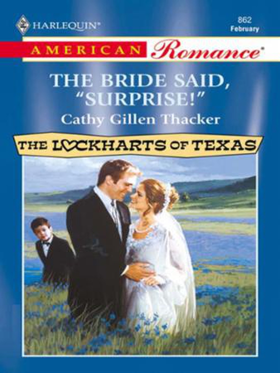 The bride said, 'surprise!'