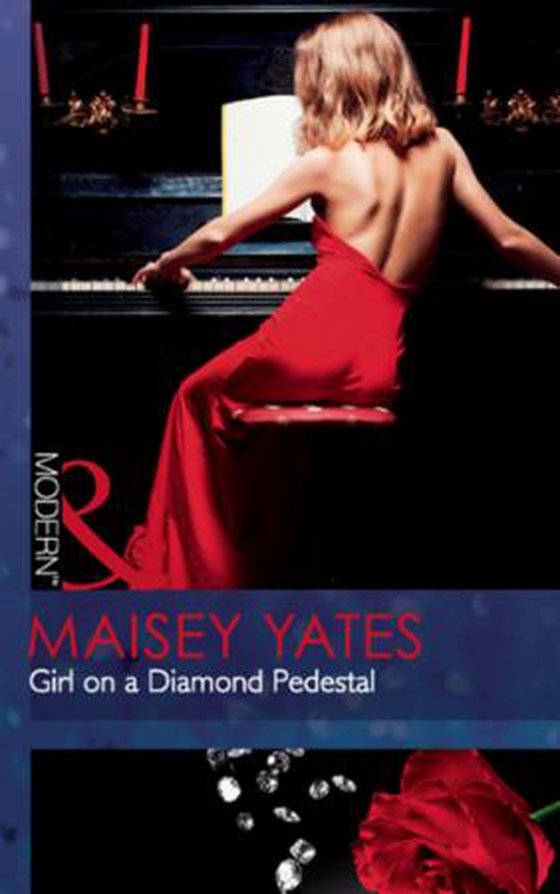 Girl on a diamond pedestal