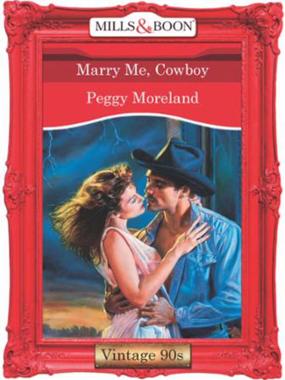 Marry me, cowboy