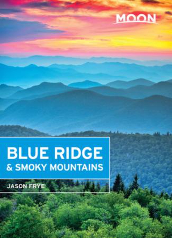 Moon blue ridge & smoky mountains