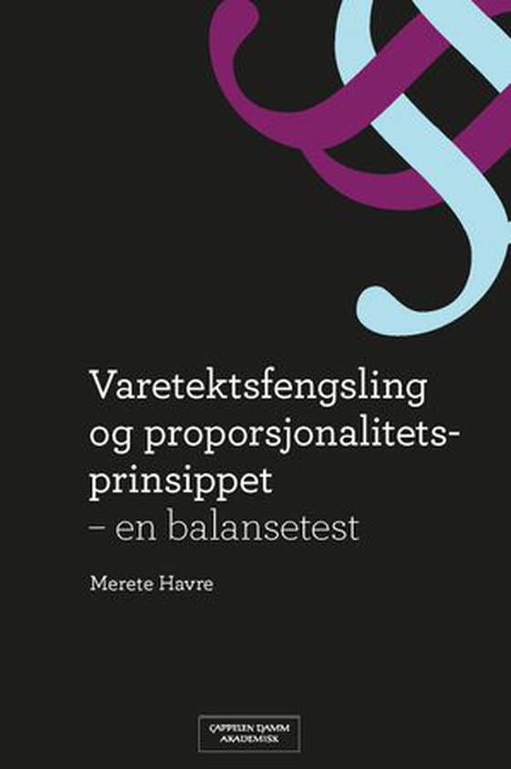 Varetektsfengsling og proporsjonalitetsprinsippet - en balansetest (ebok) av Merete Havre
