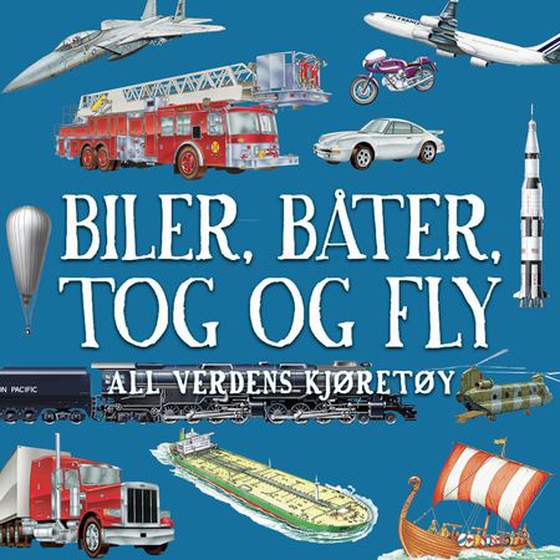 Biler, båter, tog og fly