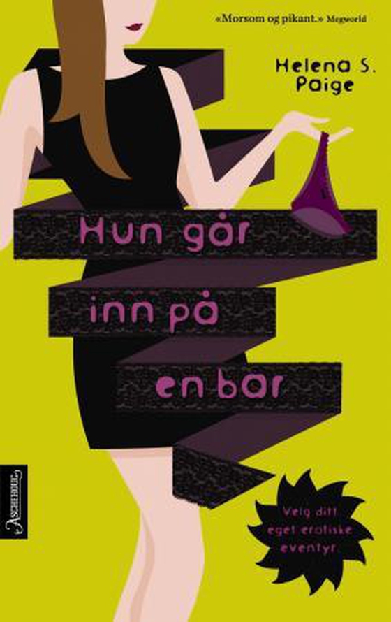 Hun går inn på en bar