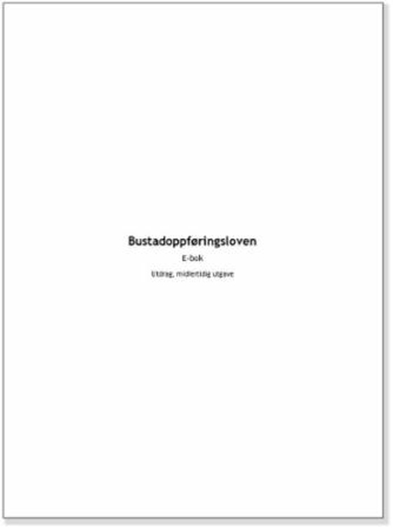 Bustadoppføringslova