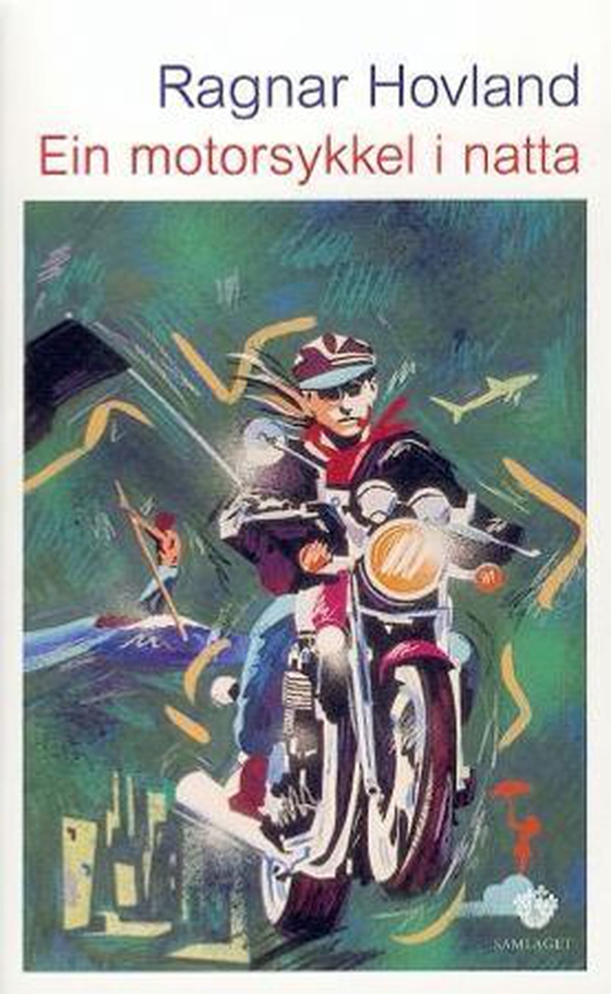 Ein motorsykkel i natta