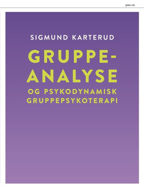 Gruppeanalyse og psykodynamisk gruppepsykoterapi
