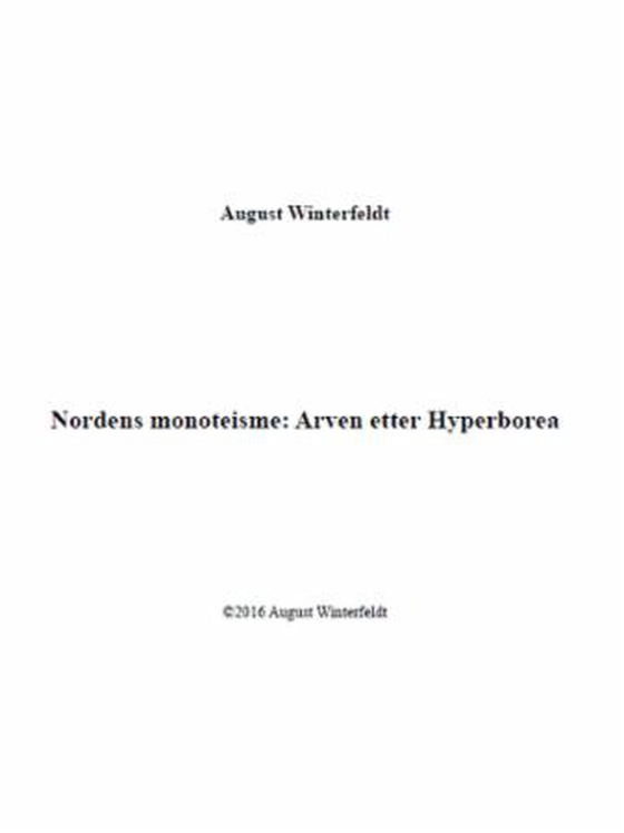 Nordens monoteisme - arven etter Hyperborea (ebok) av Glenn Olsen