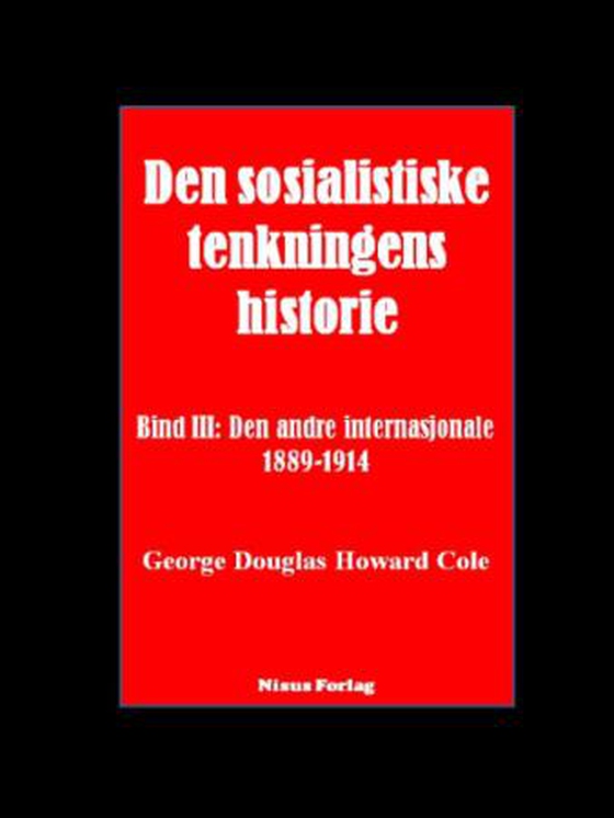 Den sosialistiske tenkningens historie