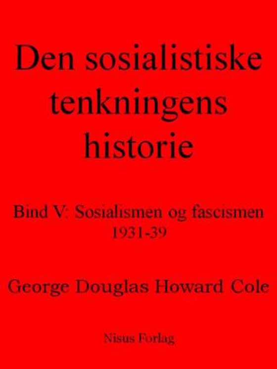 Den sosialistiske tenkningens historie