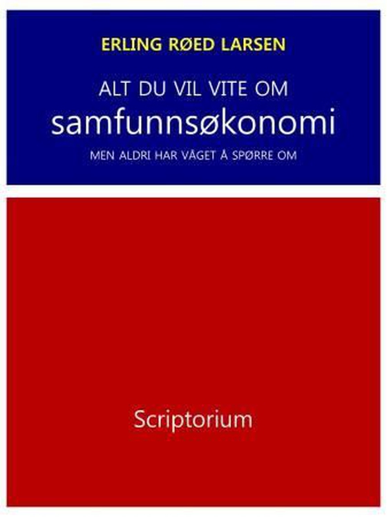 Alt du vil vite om samfunnsøkonomi