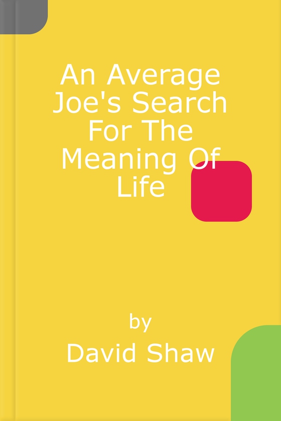 An Average Joe's Search For The Meaning Of Life