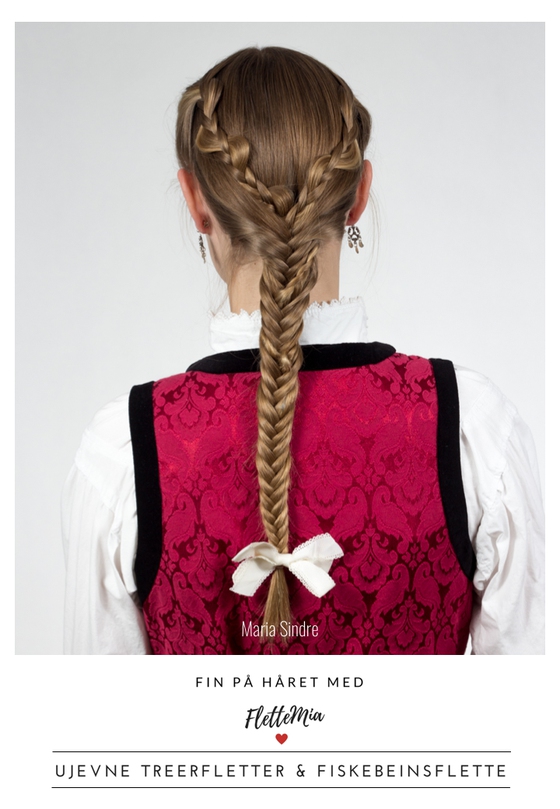 Fin på håret med FletteMia: Ujenve treerfletter og fiskebeinsflette