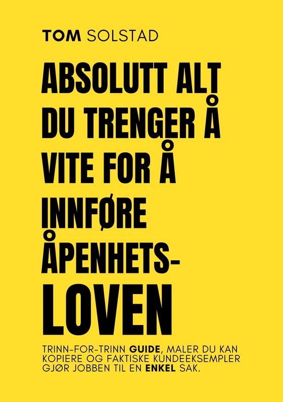 Åpenhetsloven
