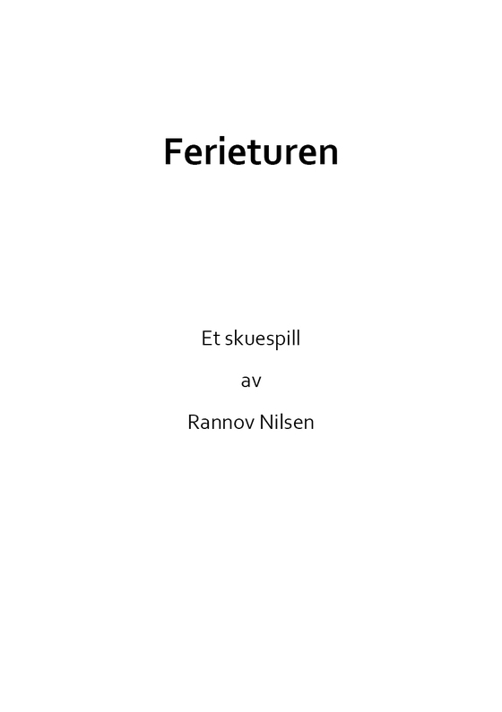 Ferieturen