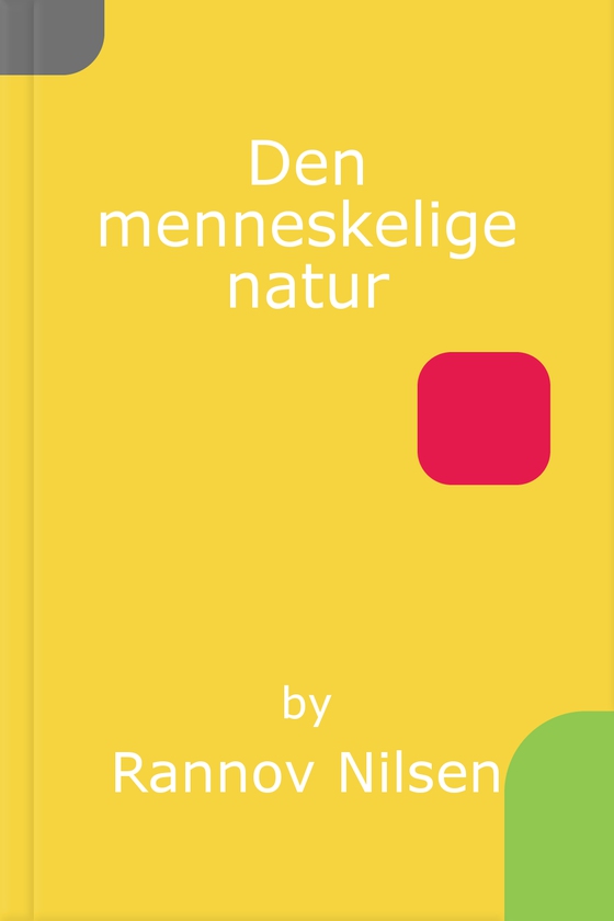 Den menneskelige natur